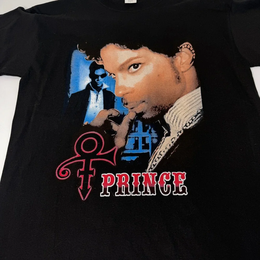Vintage 2004 Musicology Tour Prince T-Shirt Black Excellent Mens Large - Picture 2 of 7